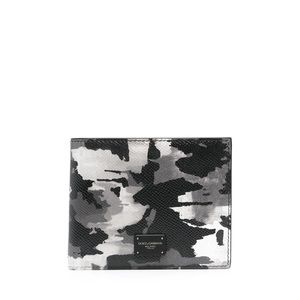 Dolce & Gabbana Camouflage Bi-fold Wallet